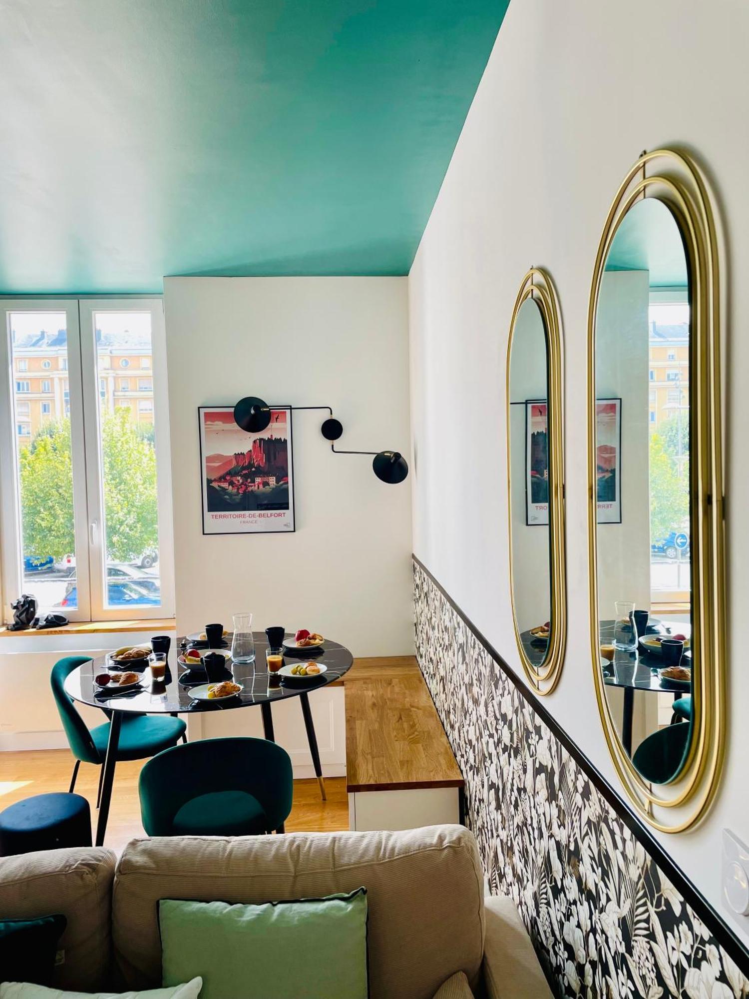 101 - Appartement Elegant Art Deco Pres Du Centre Ville Белфор Екстериор снимка